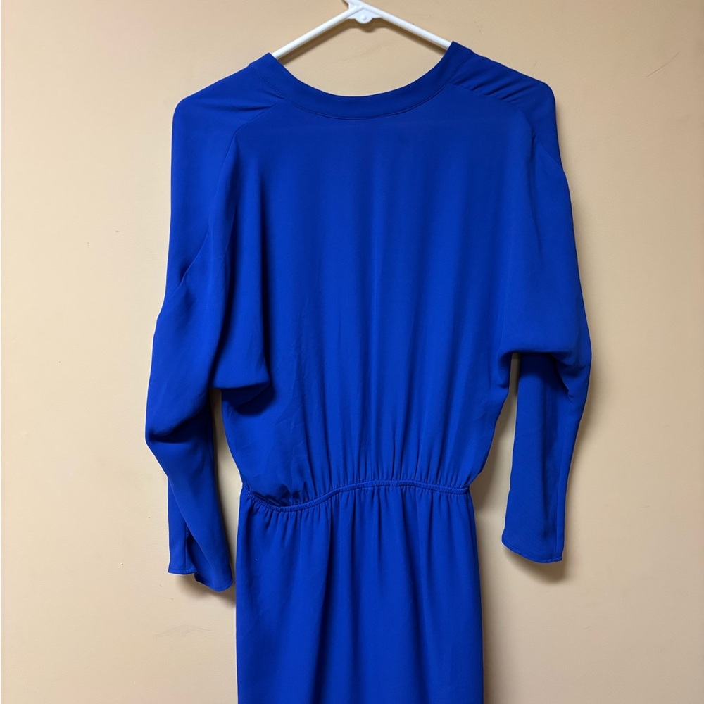Elegant Blue Women's Dress